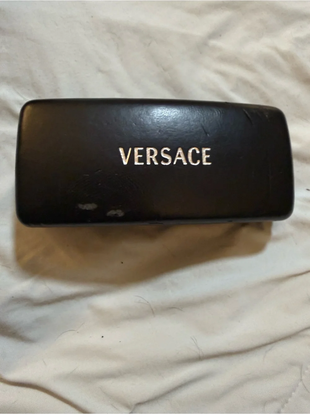 Versace Women’s Gold-Tone Rimless Brown Gradient Shield Sunglasses